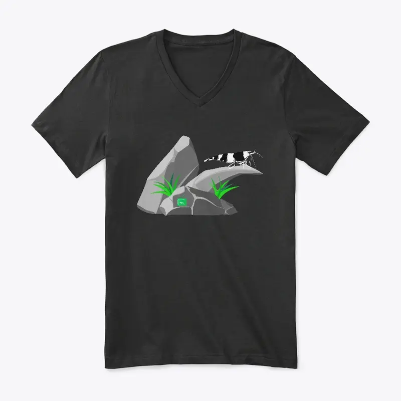 King of Shrimp T-Shirt - Black Shrimp