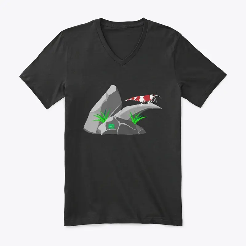 King of Shrimp - T-Shirt -Darkred Shrimp